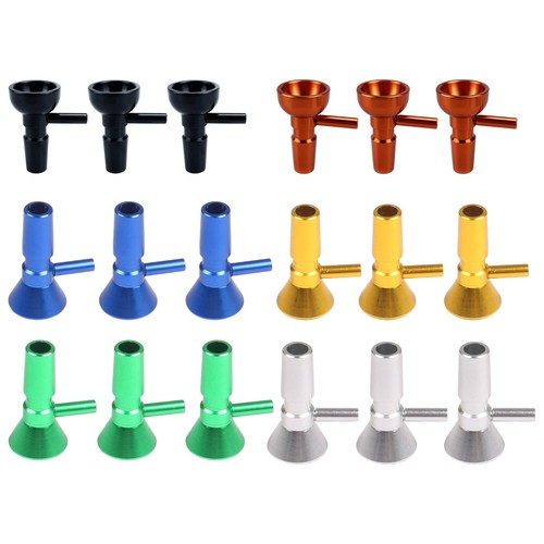 3X 14MM Male Metal Bowl For Water Pipe Hookah Bong Hookah Water Replacement Head - Picture 13 of 19