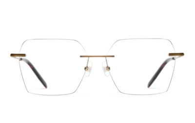 Gigi Studios Cote 8141 3/5 Gold Eyeglass Frame