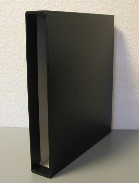 LINDNER Schutzkassette 810 BY für Ringbinder schwarz gebraucht