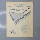 Sheet Music For Piano I love to dance Polka