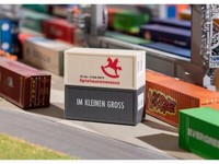 Faller H0 195993 - 2 Baucontainer - Messemodell 2019 - Neu
