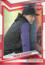 2022 Elite Extra Edition Parallel Prime Numbers C Red DC JACKSON COX /184