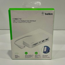 Belkin CONNECT USB Type-C 6-In-1 Multiport Ad...