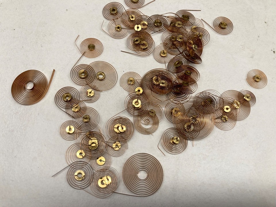 Clock Hairspring Assortment eBay