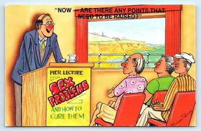 POSTKARTE SEX PROBLEME VORTRAG BAMFORTH & Co COMIC SERIE Nr. 2043 - BRIAN PERRY