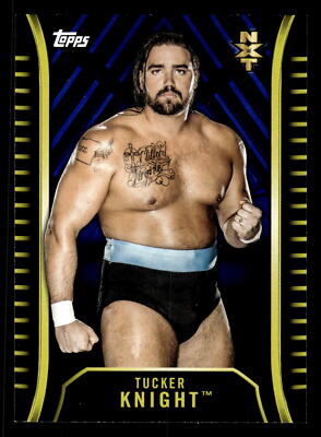 Tucker Knight 2018 Topps WWE NXT #R-32 Blue /50