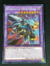 YUGIOH RINDBRUMM THE STRIKING DRAGON RA02-EN025 1ST COLLECTORS (LP)