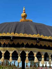 BLACK BALI UMBRELLA-Garden Umbrella, Wedding Umbrella, Hindu Umbrella, Indonesia