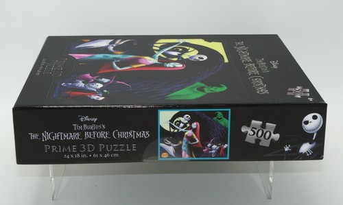 Nightmare Before Christmas 500 Piece Prime 3D Puzzle Disney Jack & Sally - New - Picture 3 of 4