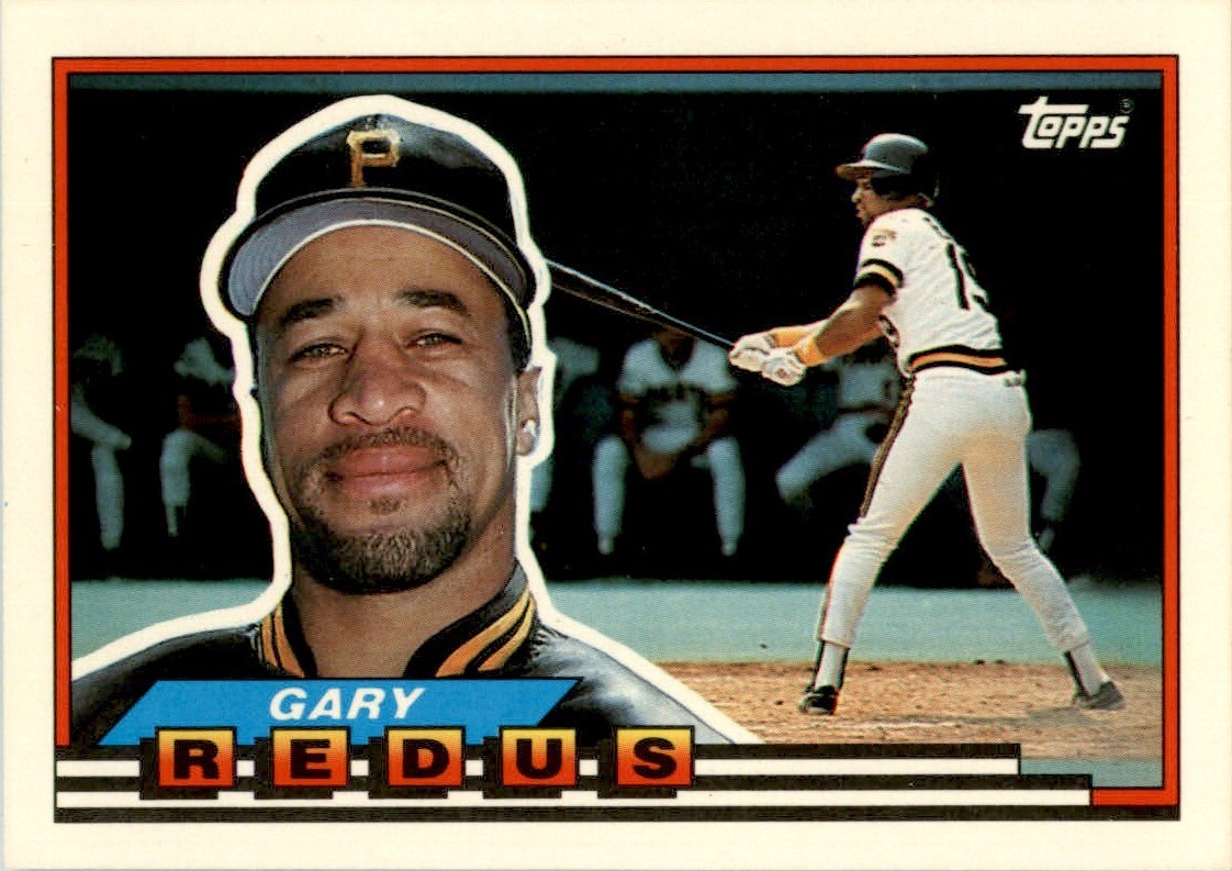 1989 Topps Big Gary Redus Pittsburgh Pirates #131 Baseball Card