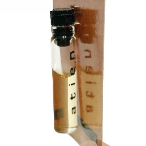 Vintage 1980s Atien Cologne Pour Hommes For Men Mini Sample Vial 1 mL .03 Splash - Imagen 3 de 3