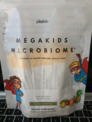 Plexus MegaKids Microbiome Tropical Punch 29 Single Serving Packets