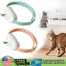 1/2x Smart Cat Laser Toy Cat Teasing Collar Laser Toys USB Rechargeable 2025