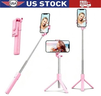 Selfie Stick Tripod Remote Desktop Stand Phone Holder For iPhone Samsung LOT US