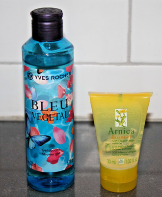 NEW Old STOCK Yves Rocher BLEU VEGETAL Shower Gel 6.7 fl. oz 200 ml PLUS Bonus