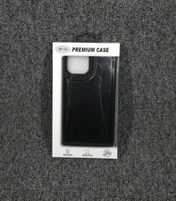 iPhone 14 Premium Case Black Card Holder Wallet Magnet Cover New
