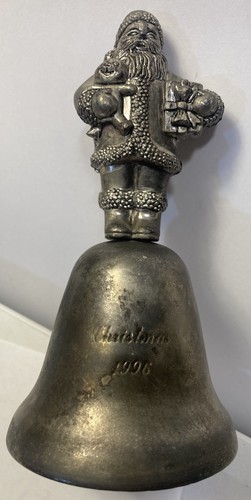 CAMPANA PLATEADA Godinger Juguete Plata Soldado Cascanueces 7"/SANTA CLAUS NAVIDAD 1996 - Imagen 13 de 15