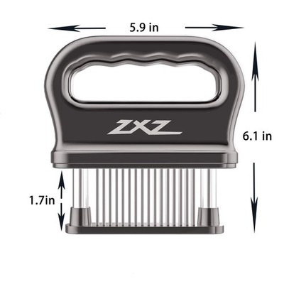 ZXZ Meat Tenderizer, 48 Stainless Steel Sharp Needle Blade ZXZ Meat Tenderizer, 48 Stainless Steel Sharp Needle Blade
