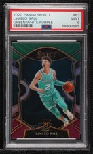 2020 Select Concourse Green White Purple Prizm LaMelo Ball #63 PSA 9 MINT 02ez