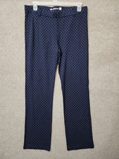 Betabrand Classic Dress Yoga Pants Womens XL Navy Blue Straight Leg Stretch