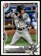 2021 Bowman #BP-33 Eddy Diaz Prospects