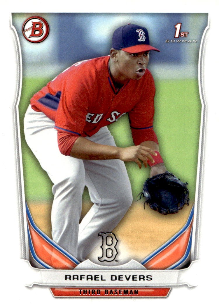 2014 Bowman Draft #TP-37 Rafael Devers Top Prospects Rookie RC