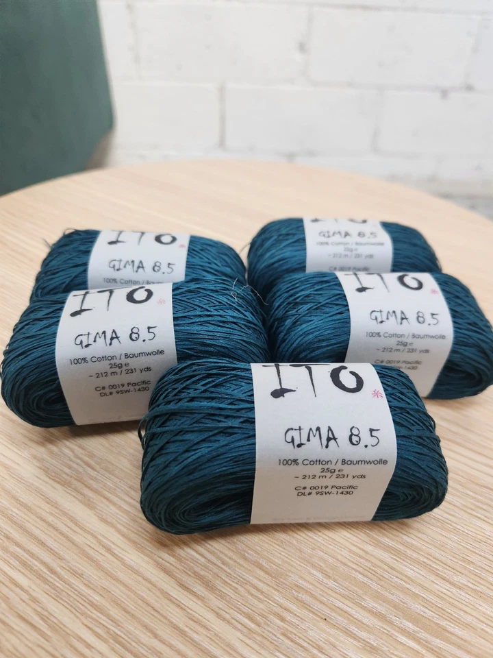 Ito Cotton Gima 8.5 Bundle 5x Skeins Pacific Brand New Ex Shop Stock - Image 2 of 4
