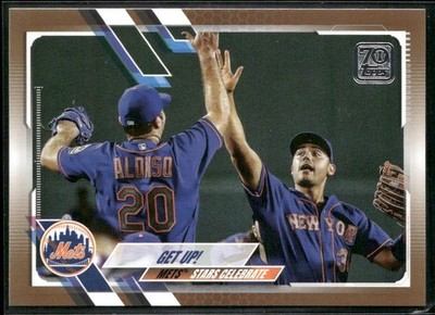 2021 Topps #210 Get Up! Gold #/2021