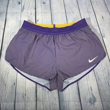 Nike Pro Elite 2" Lined Running Shorts USA Made Purple DA2940-548 Mens Sz L