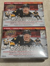 2024-25 Upper Deck Series 2 Hockey Mega Box NEW Factory Sealed Celebrini? Lot 2