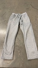 Gray Sweatpants with Drawstring Waist - Size L