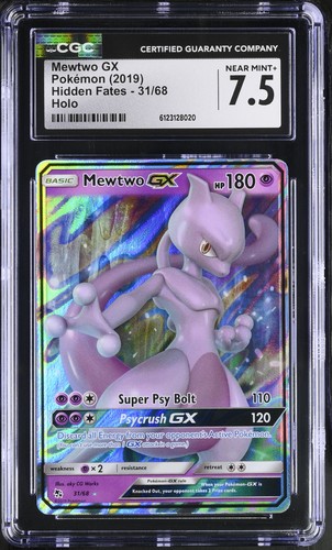 Mewtwo-GX graded CGC 7.5 for sale on eBay
