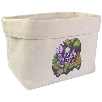 Große Canvas-Organizer/Aufbewahrungstasche ''Amethyst Kristall Cluster'' (OR00047436)
