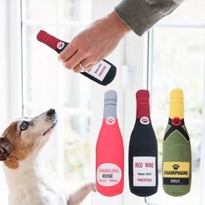 Gro&szlig;e Pl&uuml;sch Hundeflasche, Spielzeug, Quietscher, Haustier, Kauen, Bissfest,