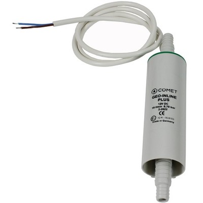 Comet GEO INLINE PLUS Verstärkerpumpe Wasserpumpe 12V 19  l/min 0,7 bar 7 m