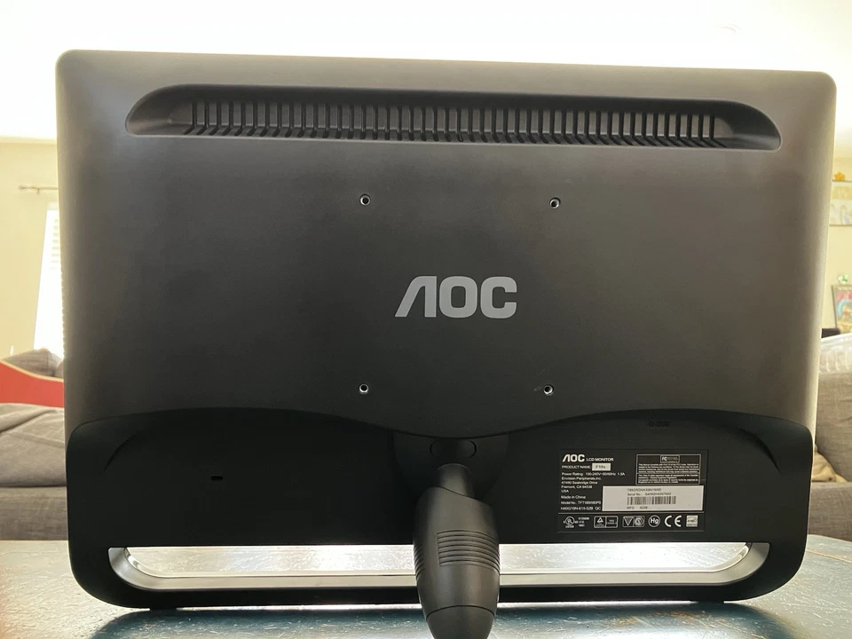 AOC F19s LCD Monitor/Display (TESTED, WORKING) - Image 2 of 3