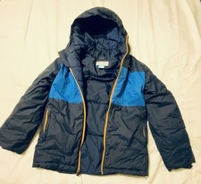 Columbia Youth Navy/Royal Blue Insulated Hooded Winter Coat Size M 10/12