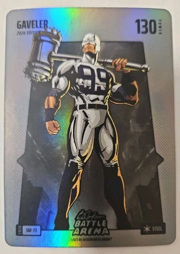 2026 Bo Jackson Battle Arena Gaveler Aaron Judge Silver Steel Foil #SBF-73