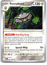 Ferrothorn 063/086 Uncommon Chaos Rising Pokemon Near Mint
