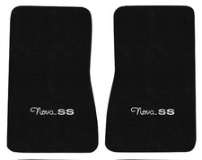 New Carpet Floor Mats 1968- 1979 Nova Ss Embroidered Logo Pick Color - 2pc Set New Carpet Floor Mats 1968- 1979 Nova Ss Embroidered Logo Pick Color - 2pc Set