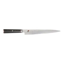 MIYABI Kaizen 9.5-inch Micarta Slicing/Carving Knife, Handcrafted in Japan