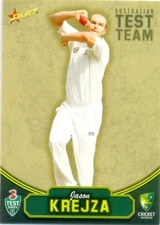 2009/2010 Select Cricket Australia Card #15 -Jason Krejza - TEST TEAM