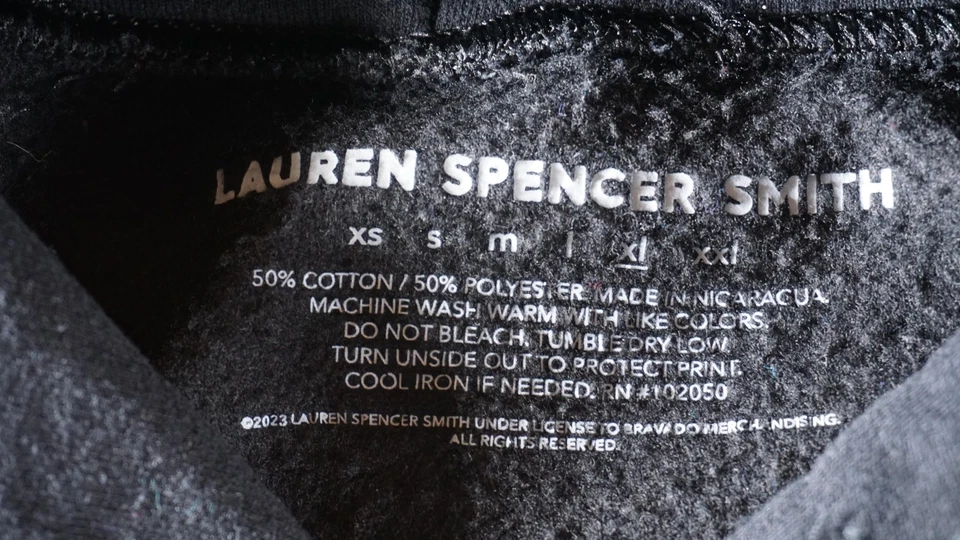 Lauren Spencer Smith Hoodie Mens XL Mirror Tour Pullover Music Band Merch - Image 4 of 4