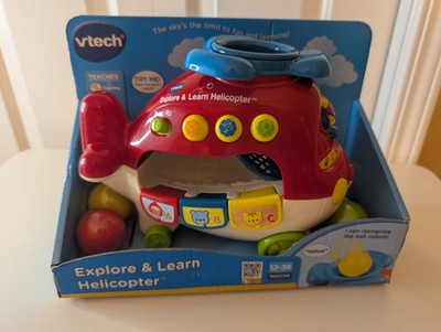 VTech Explore and Learn Helicopter Sounds, ABCs, Colors & Counting - Works!