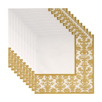 100 Stück Golddruck Einwegserviette Tissue Bedruckte Servietten für2221