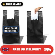 100 X Adult Nappy Bags, Sanitary Disposal Bags, Extra Strong