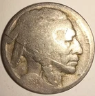 1913 P BUFFALO NICKEL - TYPE 2 - GROUND IN RECESS - RESTORED - 1913-P
