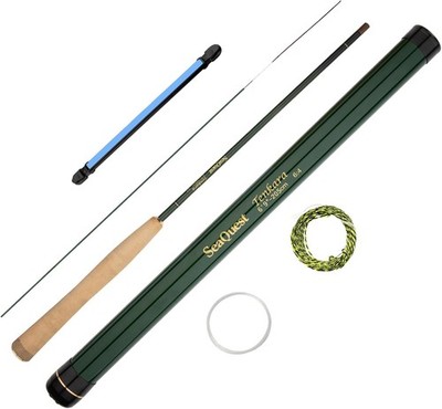 SeaQuest Tenkara Rod kit 1 8ft 240cm, 4 6'9