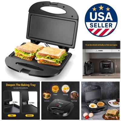 Effortless Breakfast Sandwich Maker with Keep Warm Setting -  Certified