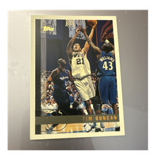 Topps 1997 NBA Basketball Trading Card Lot 10 Cards Tim Duncan Karl Malone